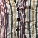 Abound Striped Button Blouse Photo 1