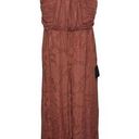 Lulus  Mauve Wide Strap Wide Leg Sheer Overlay Layered Jumper Women's Small NEW Photo 0