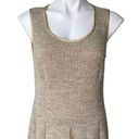 St. John  Collection Sleeveless Textured Knit Dress Ecru, Sz 6 (missing belt) Photo 6