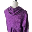 Habitat  Clothes To Live In Crinkle Tunic Purple Cowl Neck Textured Women‎ Size S Photo 8