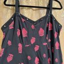 Tripp NYC  Red Black Sweeteheart Owl Hi-Low Hem Dress Plus Size 2X 18/20 Photo 3