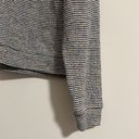 Madewell  Multicolor stripe knit turtleneck mock neck crop sweater top Photo 2