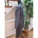 New York & Co. Women Gray Polyester Long Sleeve Jacket & Long Skirt 2 Piece Suit L Photo 4