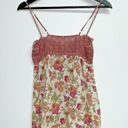 Kirra  Womens Tank Top Size Small Floral Pink Orange Green Cotton Photo 3