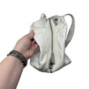 DKNY Y2K White Patent Handbag Logo Silver Hardware Photo 5