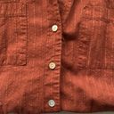 A New Day  shimmer thread button front camp blouse, size medium Photo 2