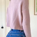 Cotton On Cotton:On Cropped Cotton Knit Sweater, Light Pink, Boho, Preppy,  Sz M Photo 0