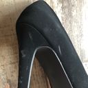 Charlotte Russe  black faux suede round closed toe high heels size 8 Photo 6