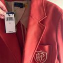 Polo Ralph Lauren Salmon Preppy Knit Twill Blazer Photo 3