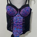 Swimsuit For All SWIMSUITS FOR ALL Plus Size 20 Aztec Print One Piece Swimsuit Tummy Control NWT Photo 0