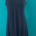 Eileen Fisher  Midnight blue v-neck K/L shaped dress Photo 0