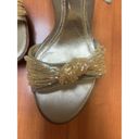 Guess Women's  By Marciano Queen Platform Sandals Size 6.5 Beaded Gold Photo 2