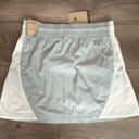 Nike  Sportwear Heritage High Waisted Woven Mini Skirt Gray White Size Medium Photo 2