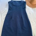 Vintage Blue  sparkle mini Slip dress size small Photo 0