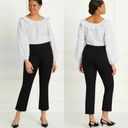 Hill House  The Claire Pant Casual Black Stretch Cotton Size Medium Photo 9