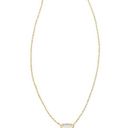 Kendra Scott  14K Gold Over Brass Pendant Necklace - Mother of Pearl - Open Box Photo 0