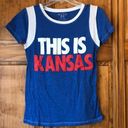 Blue 84 This Is Kansas KU Jayhawk Burnout Tee Medium Photo 0