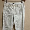 Colovos high rise white cream straight leg ankle jeans 27 Photo 2