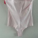 Spanx NWT  Ribbed Cami Bodysuit Ice Pink 20360R Small Photo 8