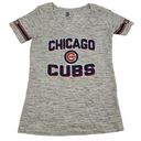 Genuine Merchandise New Era  Chicago Cubs Baseball Short Sleeve V-Neck T-shirt Photo 0