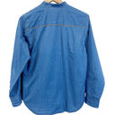 Krass&co VINTAGE Lauren Jeans . Ralph Lauren Womens 4 Denim Shirt Stripe Button Front Photo 1