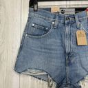 Levi's NWT Levi’s SilverTab Distressed High Rise Mom Shorts size 27 NEW Photo 3