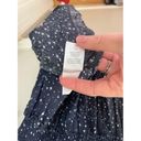 Rails  Jasmine Navy Nova Star Smocked Waist Ruffle Dress S Photo 8