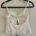 White Fox Bustier Top Size XS Photo 3