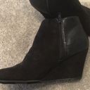 Woman’s size 9 Report Black wedge booties Photo 4