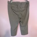 Lane Bryant  Trouser Size 18 Cropped Black Gingham Slim Capri Pant Photo 8