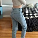 Hollister blue ripped mom jeans Photo 1