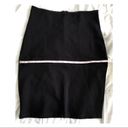 Solemio Black Bodycon Stretchy Mini Skirt Large Photo 4