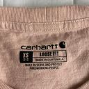 Carhartt Light Pink  T Shirt Photo 3