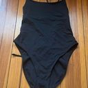 Everlane  Black High Neck One Piece Swimsuit Sz S Photo 0