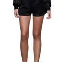 Good American  Midnight Leopard Short New large satiny black burnout animal print Photo 1