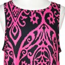 Rococo OURS Stretch Sleeveless Shift Dress With Pockets Ikat Baroque  Print Photo 1