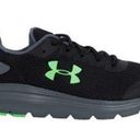 Under Armour  UA Running shoes GS Surge 2‎ Black Green Youth Size 5 Womens… Photo 0