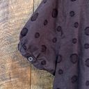 Merona  Swiss dot blouse size L Photo 4