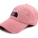 The North Face  ONE SIZE PINK BASEBALL CAP WITH NAVY BLUE LOGO. Photo 0