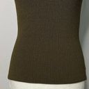 Highline  Collective Ribbed Knit Sleeveless Turtleneck (Olive Green) - XS Photo 7