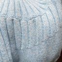 Nine West  Turtleneck Knit Sweater. Size Large. Light Blue Photo 3