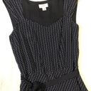 Loft  polka dot midi dress, sleeveless, with belt, women size 4 Photo 9