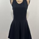 Kendall + Kylie  Ponte Knit Open Back Fit & Flare Mini Dress size Large Photo 2