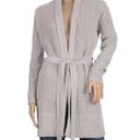 CAbi  Tie Waist Cardigan Gray Size M Minimalist Beach Coastal Boho Stealth Wealth Photo 9