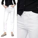 J.Crew  Point Sur White Shoreditch Straight Jeans Preppy Coastal Women’s Size 26 Photo 1