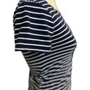 Isabel Maternity  Ingrid & Isabel Navy Blue & White‎ Striped Short Sleeve … Photo 3