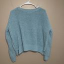 SO Juniors  light blue knit sweater size large Photo 2