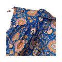 Emery Rose Large Blue and Yellow Paisley Blouse​​ Photo 4