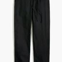 J.Crew  NWT black linen drawstring cropped pant 4 Photo 10