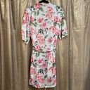 Show Me Your Mumu  white/pink garden of blooms Brie short robe, O/S Photo 4